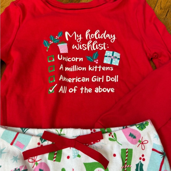 Festive Red and White Holiday Pajama Set - American Girl - Picture 2 of 6